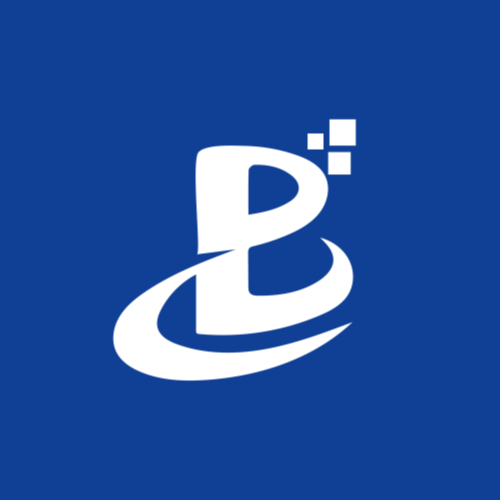 蓝底LOGO